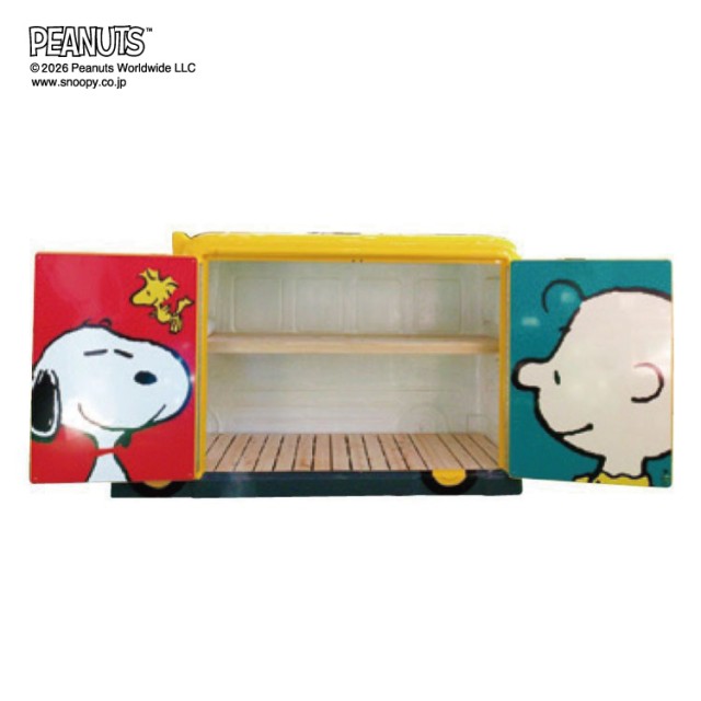 スヌーピー　かたづけBOX スヌーピー スクールバスのおかたづけBOX - チャイルドショップ